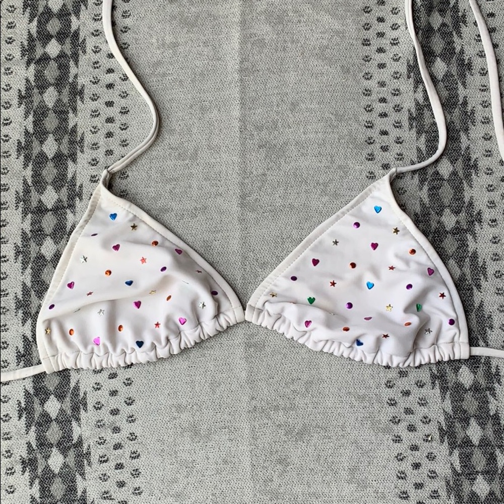 SOLD!  💜 Rhinestone Bikini Top